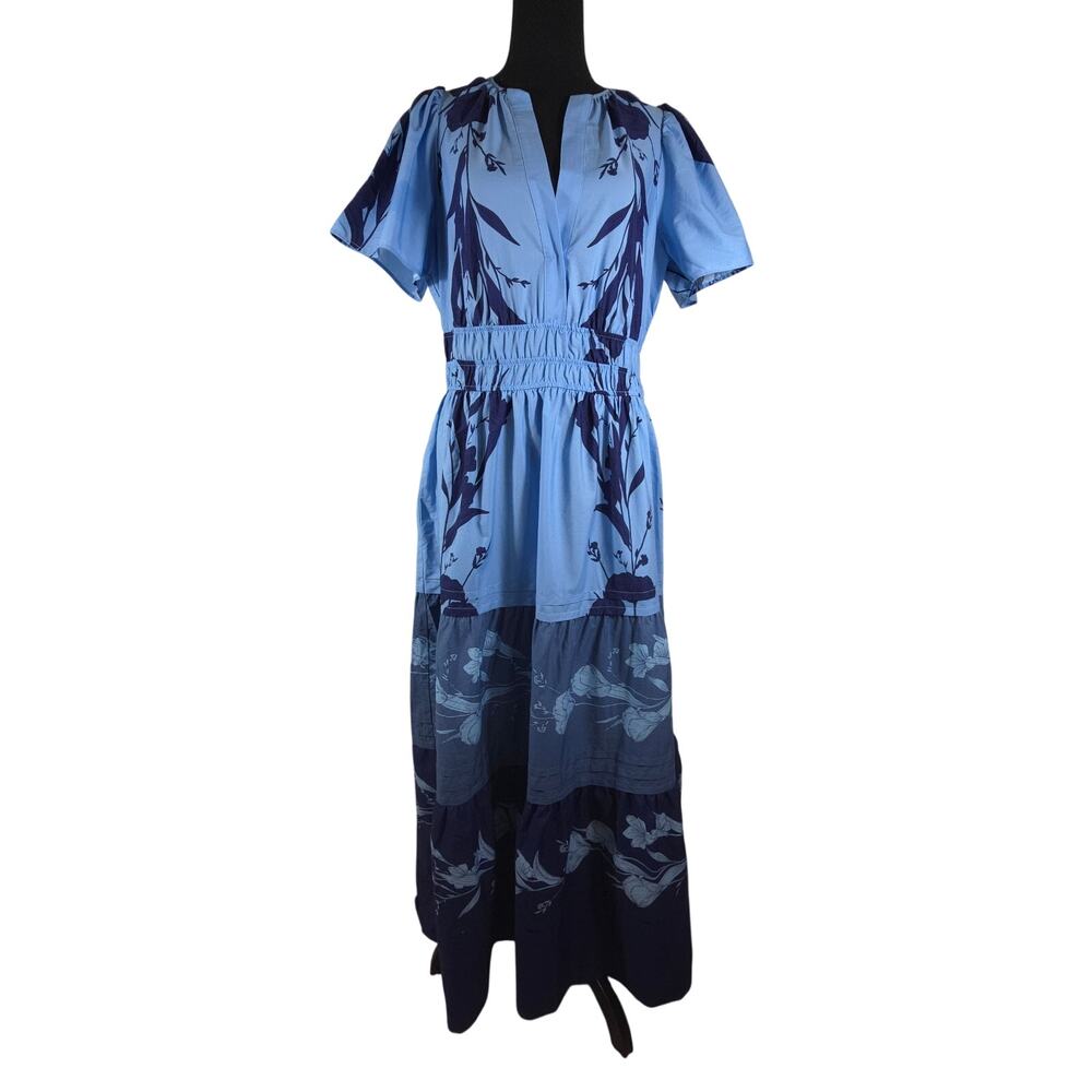 NWT Anthropologie Somerset Maxi Dress. Size L. Retails $168 100% Cotton - Picture 4 of 13